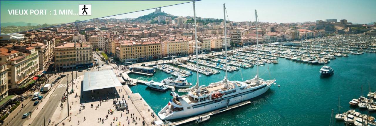 Coeur Vieux Port Tout Equipe Marseille Exteriér fotografie